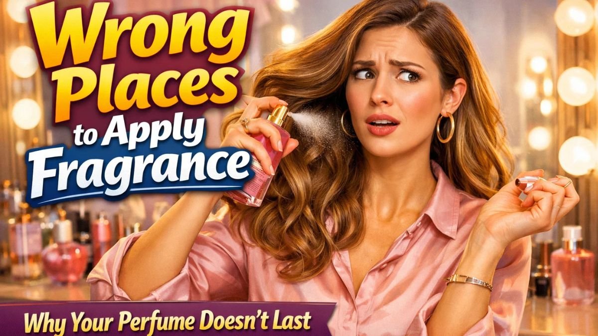 Wrong Places to Apply Fragrance: Why Your Perfume Doesn’t Last